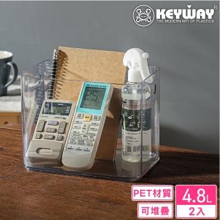 【KEYWAY 聯府】中貝蒂PET置物盒-2入(收納盒 MIT臺灣製造)
