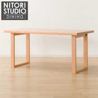 【NITORI 宜得利家居】◎實木餐桌 N COLLECTION T-06U 150 NA(實木餐桌 NCOLLECTION 實木 櫸木)