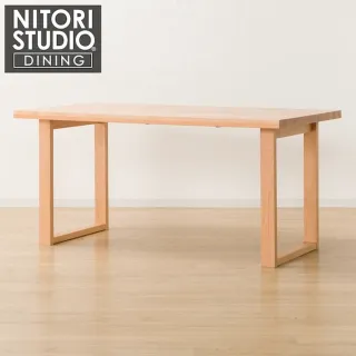 【NITORI 宜得利家居】◎實木餐桌 N COLLECTION T-06U 150 NA(實木餐桌 NCOLLECTION 實木 櫸木)