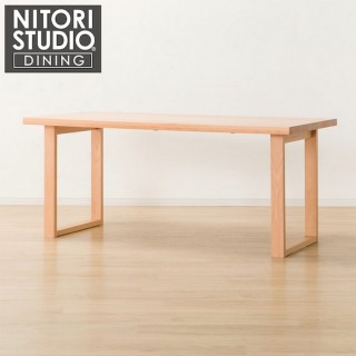 【NITORI 宜得利家居】◎實木餐桌 N COLLECTION T-06U 165 NA(實木餐桌 NCOLLECTION 實木 櫸木)