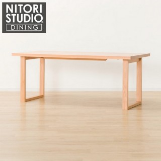 【NITORI 宜得利家居】◎實木餐桌 N COLLECTION T-06U 180 NA(實木餐桌 NCOLLECTION 實木 櫸木)