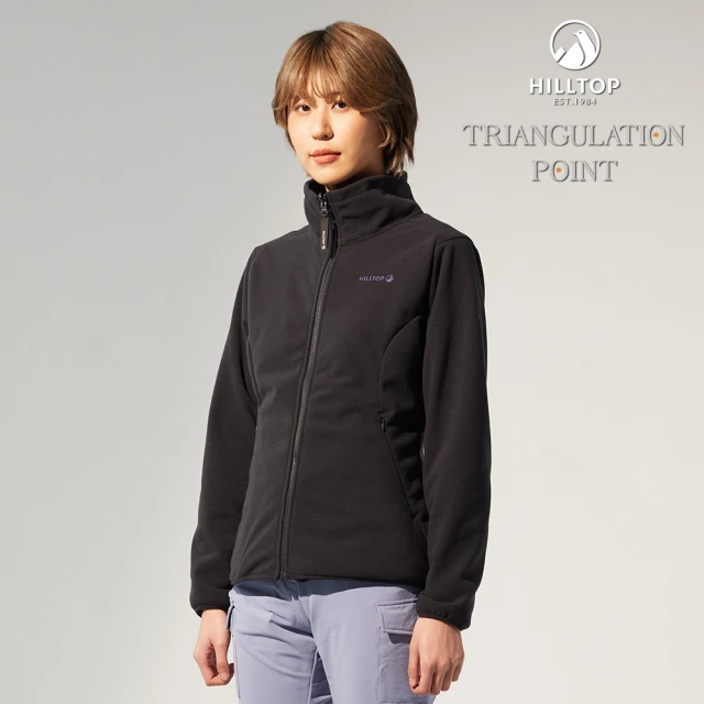 Hilltop 山頂鳥 WINDSTOPPER Softshell 女款防風透氣保暖外套 PH22XFW8 黑