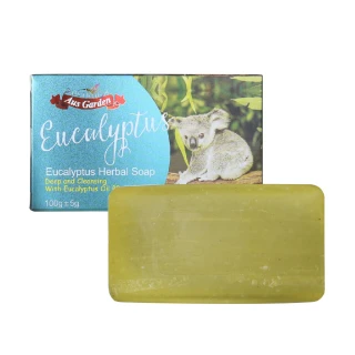【Ausgarden 澳維花園】尤加利青檸健康皂100g(澳洲天然植萃溫和洗淨健康香皂)