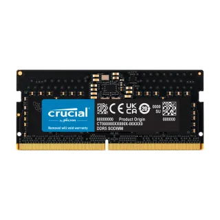 【Crucial 美光】NB-DDR5 4800/ 8G 筆記型RAM 內建PMIC電源管理晶片