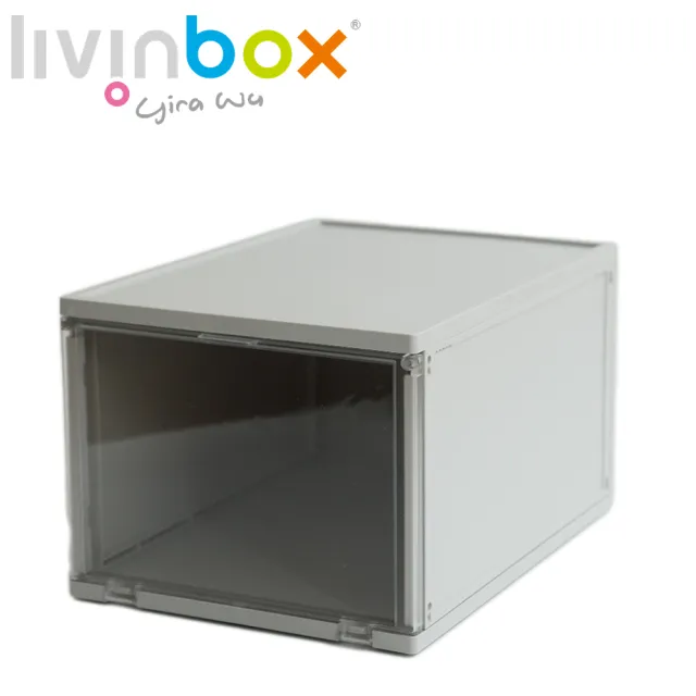 【livinbox 樹德】DB-2621 拼拼樂鞋盒 2入組(鞋盒/收納盒/磁吸/堆疊/整理箱)