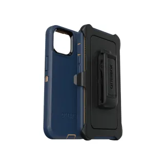 【OtterBox】iPhone 14 6.1吋 Defender防禦者系列保護殼(藍)