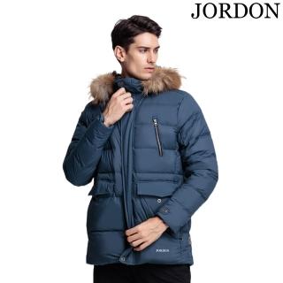 【JORDON 橋登】保暖防撥水羽絨大衣(輕量/高保暖/蓄熱/外套/連帽)
