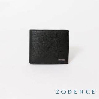 【ZODENCE 佐登司】BECK進口牛皮9卡短夾(黑)