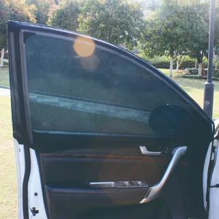 【LIFECODE】汽車防蚊紗窗1組 4窗入 SUV車轎車可用(附袋)