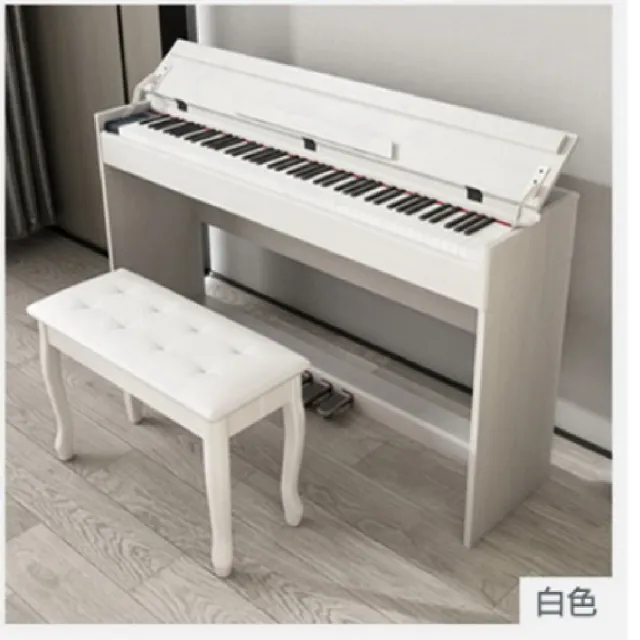【HANLIN】P8808擬真重鎚考級用電鋼琴 經典推拉蓋款 88鍵 196複音(多功能音源 數位鋼琴 漸進式配重)