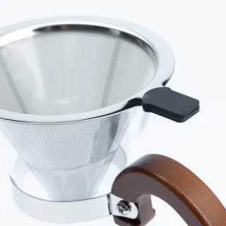 【NITORI 宜得利家居】免濾紙沖泡咖啡壺組 600ML CR191(免濾紙沖泡咖啡壺組 咖啡壺)