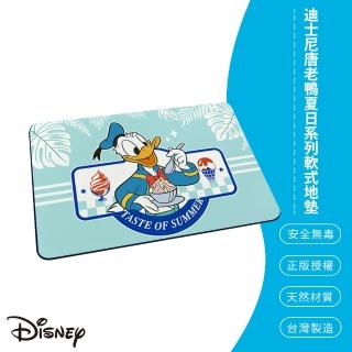 【SONA森那家居】迪士尼 Disney 唐老鴨夏日系列軟式珪藻土地墊 吸水地墊(60x40x0.5 矽藻土 矽藻土 防潮)