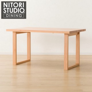 【NITORI 宜得利家居】◎實木餐桌 N COLLECTION T-06U 135 NA(實木餐桌 NCOLLECTION 實木 櫸木)