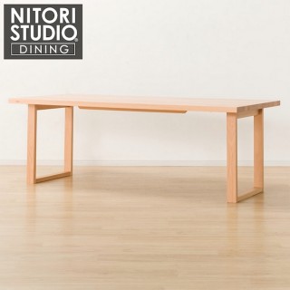 【NITORI 宜得利家居】◎實木餐桌 N COLLECTION T-06U 200 NA(實木餐桌 NCOLLECTION 實木 櫸木)