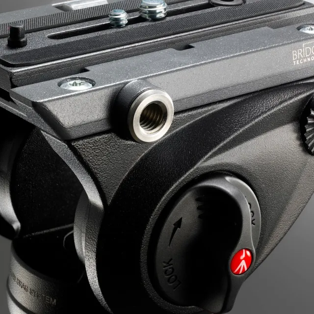 【Manfrotto 曼富圖】MVH500AH / MVH 500AH 液壓攝錄兩用雲台 (公司貨) 油壓雲台 飛羽攝影 載重5公斤
