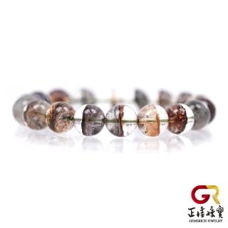 【正佳珠寶】彩幽靈 頂級聚寶盆 10.8-11.2mm 彩幽靈手珠｜日本彈力繩(正財能量磁場)