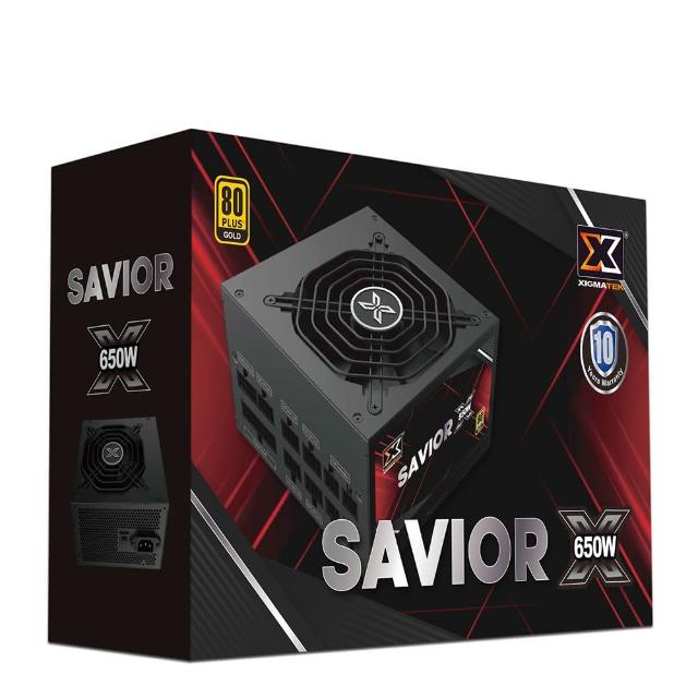 【Xigmatek 富鈞】Savior 650W 80+ 金牌(全模組 電源供應器)