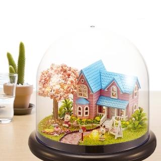 【半島良品】交換禮物/夢幻DIY小屋精緻迷你小夜燈/櫻花約定(畢業禮物 聖誕禮物 生日禮物)