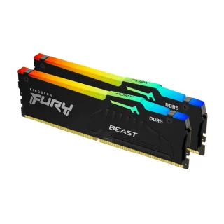 【Kingston 金士頓】FURY DDR5-5200 16GBX2 EXPO RGB PC用超頻記憶體(KF552C36BBEAK2-32)