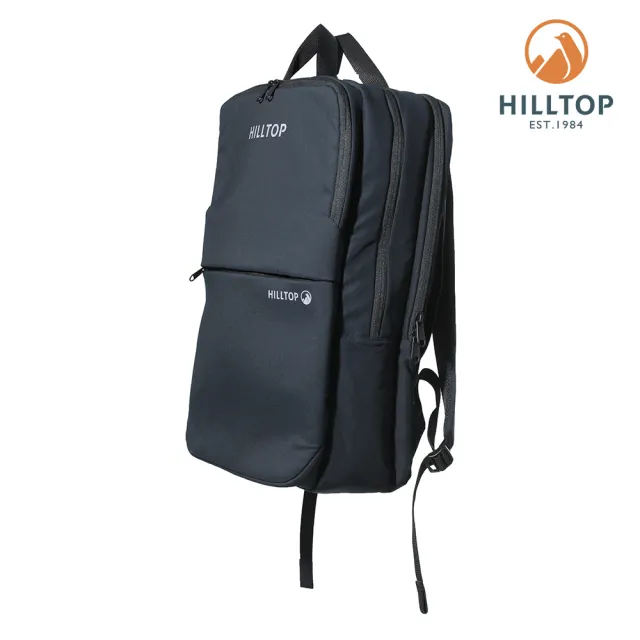 【Hilltop 山頂鳥】超潑水25L多功能後背包T28XA3黑