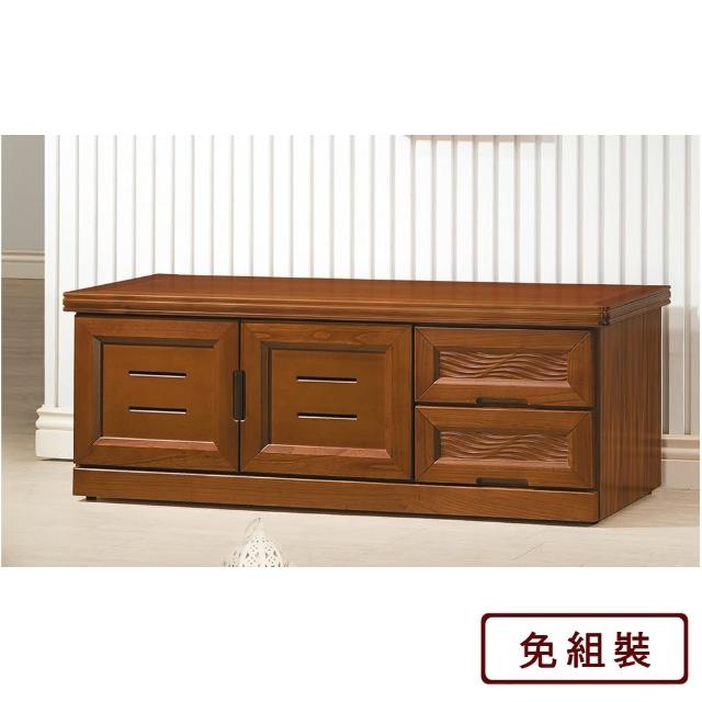 【AS雅司設計】班森樟木4尺坐鞋櫃-131.2x39.3x33.3cm