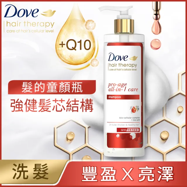 【Dove 多芬】結構修護系列洗髮露380ml(多款任選)