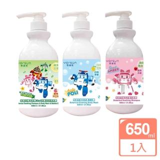 【Yorsun 悠森兒】Poli波力植萃舒膚650mlx1瓶(洗髮/沐浴/3in1洗髮沐浴泡泡露)