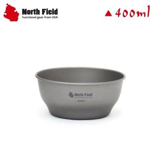 【North Field】400ml 純鈦鈦碗/DNDTK0926/登山/露營(悠遊山水)