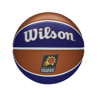 【WILSON】NBA隊徽系列 21 太陽 橡膠 籃球(7號球)