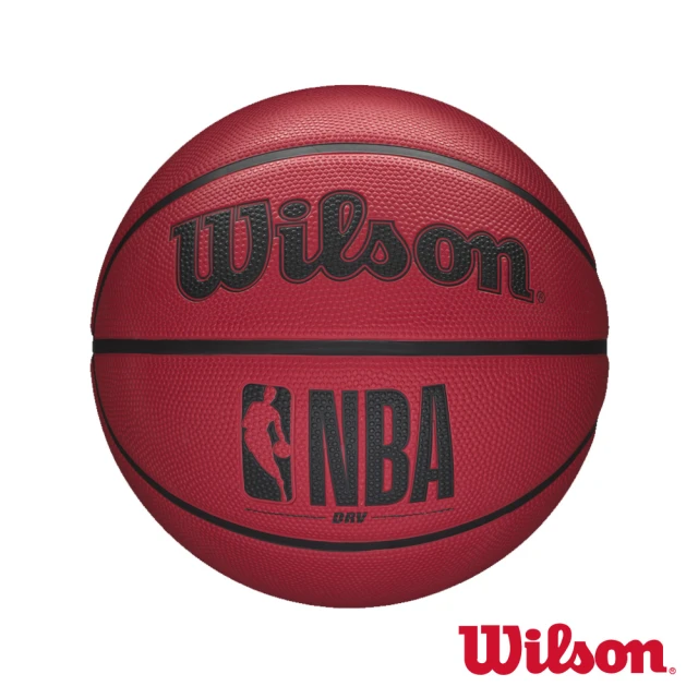 WILSON NBA DRV系列 紅 橡膠 籃球(7號球)