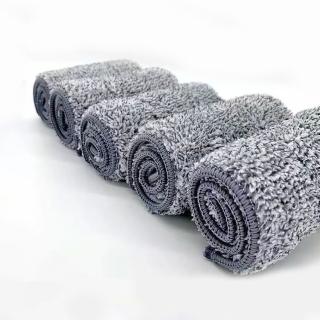 【良物造】乾濕兩用噴霧拖把-拖布5條裝(重複使用 超細纖維布 拖把替換布 拖把布 平板拖把 地板清潔)