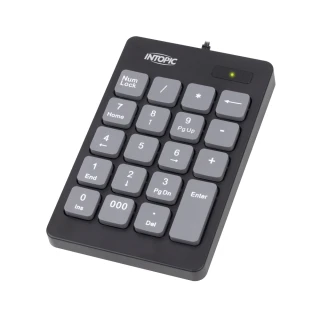 【INTOPIC】KBD-N99 有線數字鍵盤(巧克力鍵帽)