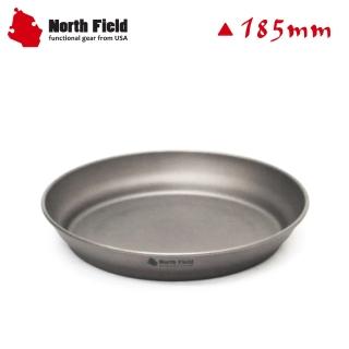 【North Field】純鈦炊具餐盤18cm/7吋/CNDTK200930/登山/露營(悠遊山水)