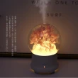 【SKYOCEAN】日式永生花夜燈加濕器 精油香氛機 家用加濕器 薰香機 水氧機(100ml)