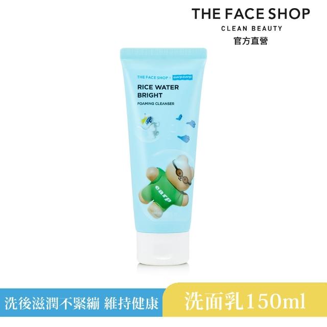 即期品【THE FACE SHOP 菲詩小舖】官方直營 earpearp丰米水活洗面乳 150ml(效期2025/09/22)