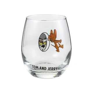 【sunart】Tom and Jerry 湯姆貓與傑利鼠 透視3D玻璃杯 330ml 窺探(餐具雜貨)