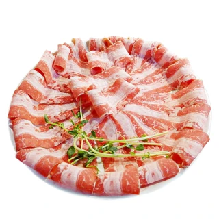 【吉好味】美國安格斯雪花牛肉片2盒  火鍋/烤肉(1Kg±5% 約37片/盒-F000)