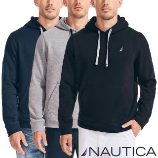 【NAUTICA】雙11男裝連帽長袖帽T恤(連帽上衣 長袖 多色可選)