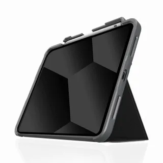 【STM】Dux Plus for iPad A16/第10代 強固軍規防摔平板保護殼(黑)