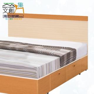 【文創集】南亞塑鋼 艾朗多彩5尺雙人床頭片(不含床底＋不含床墊)