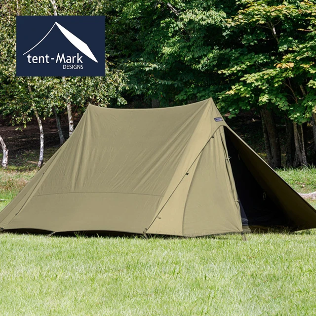 【日本tent-Mark DESIGNS】TWO PEAKS CABIN 雙峰帳 TM-200167(TC棉帳 高遮光露營帳篷)