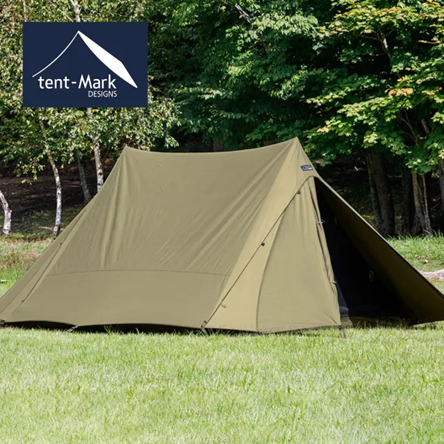 【日本tent-Mark DESIGNS】TWO PEAKS CABIN 雙峰帳 TM-200167(TC棉帳 高遮光露營帳篷)