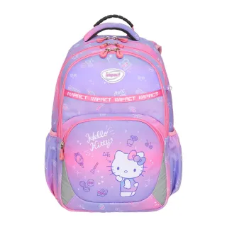 【IMPACT 怡寶】怡寶 夢幻水晶凱蒂成長型護脊書包-粉色(IMKT602PK)