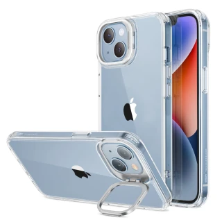 【ESR 億色】iPhone 14/13 巧匯系列 鏡頭支架款 手機保護殼 剔透白