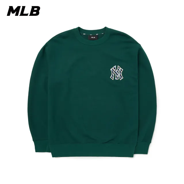 【MLB】長袖大學T CUBE MONOGRAM系列 紐約洋基隊(3AMTM0624-50GND)