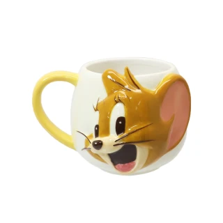 【sunart】Tom and Jerry 湯姆貓與傑利鼠 立體造型馬克杯 350ml 傑利鼠(餐具雜貨)
