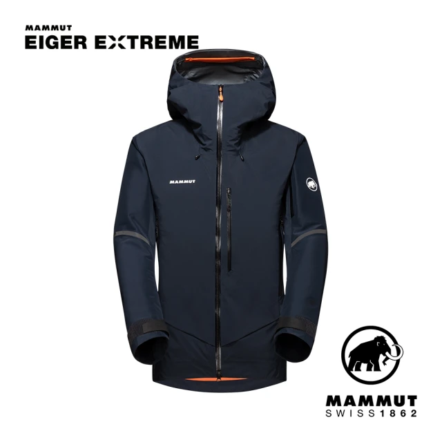 Mammut 長毛象 Nordwand Pro HS Hooded Jacket Men 極限艾格GTX防水連帽外套 夜藍 男款 #1010-28050