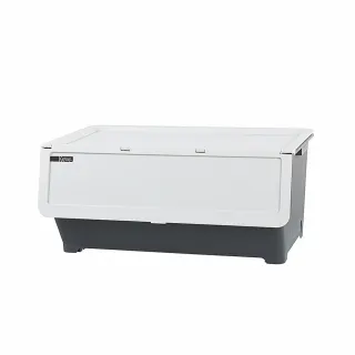 【特力屋】Hello前開直取 整理箱 收納箱 58L 灰 HA580-2