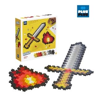 【Plus-Plus 加加積木】小顆粒 拼圖系列(烈焰之劍 250pcs)