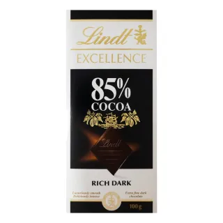 【Lindt 瑞士蓮】極醇系列85%巧克力片100g